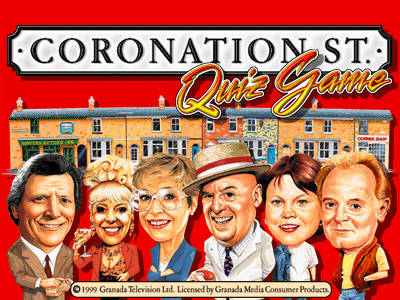 Coronation Street Quiz Game Title Screen